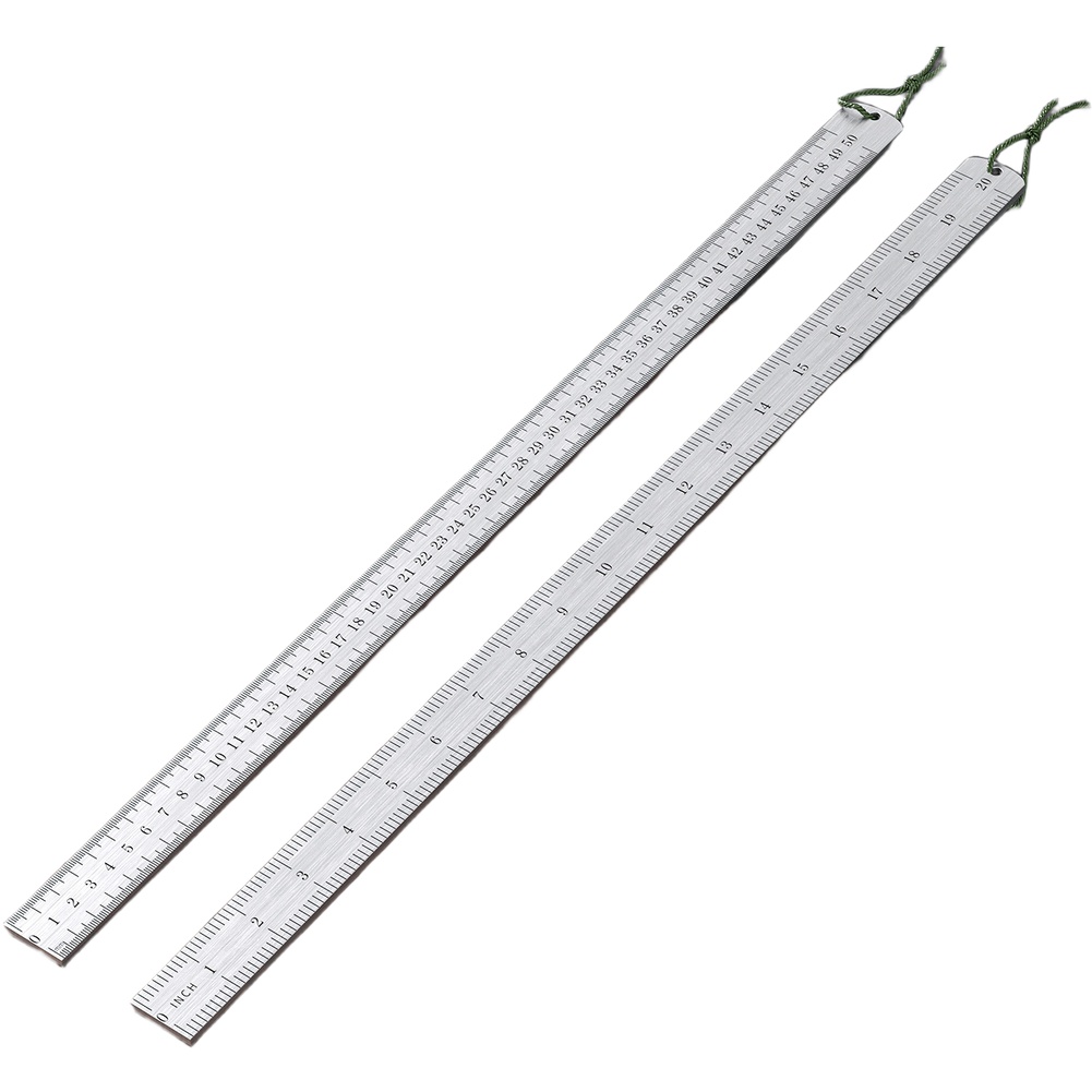 Workshop Layout Tools - 5mm Manganese Steel Measuring Ruler Non-Slip