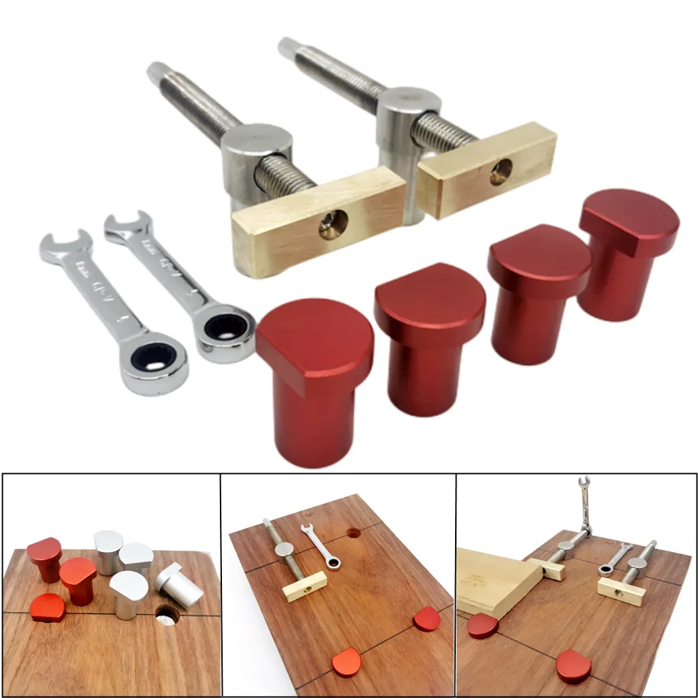 Bench Dog Hole - Woodworking Desktop Clip Adjustable Clamp W/