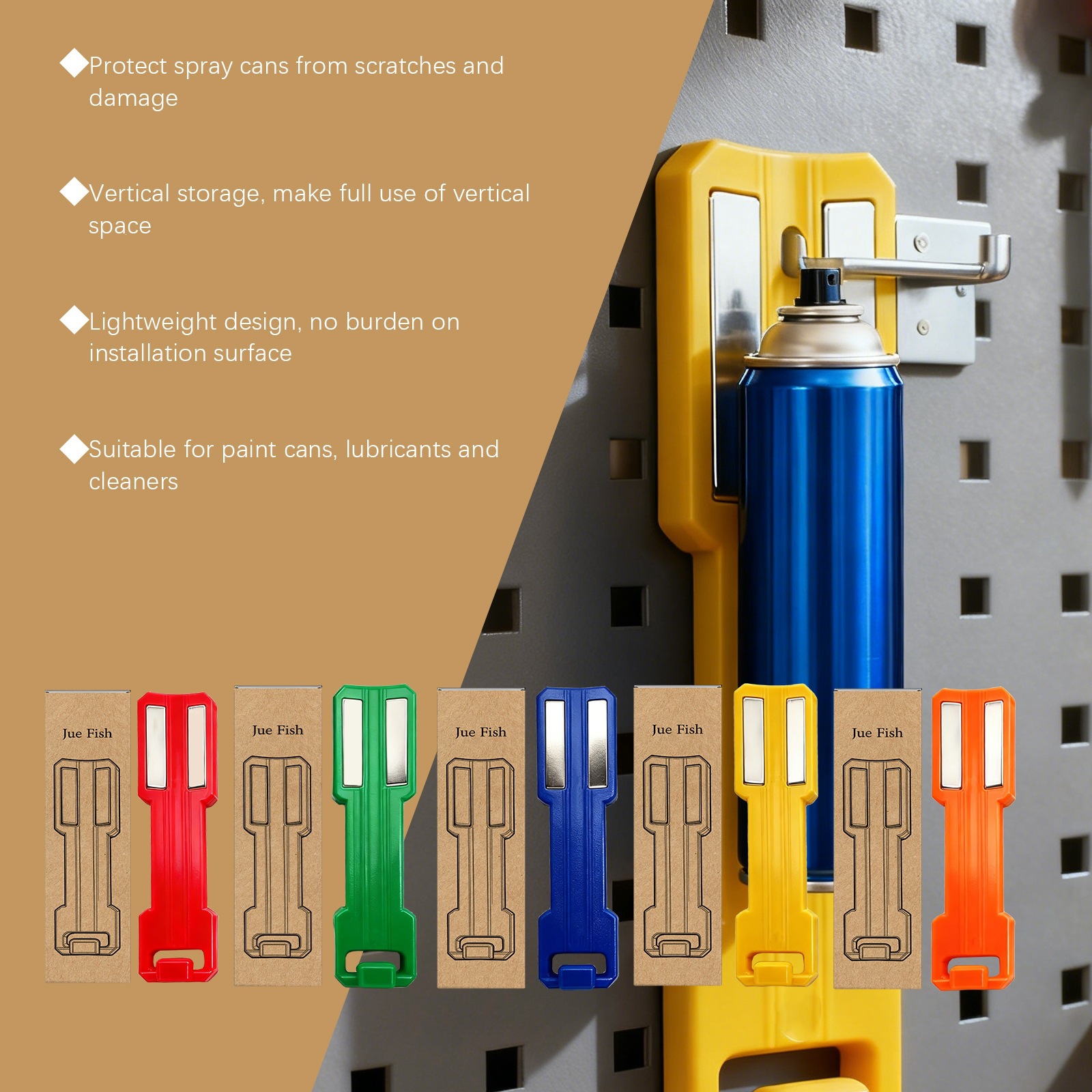 Magnetic Spray Can Holder Kitc - огляд і ціна Workshop Tools On Wall