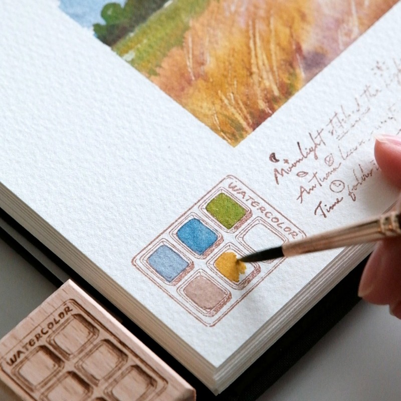 6 Grid Watercolor Color Card W - огляд і ціна Tools Qa