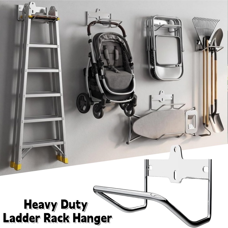 Heavy Duty Metal Ladder Rack H - огляд і ціна Workshop Tools On Wall