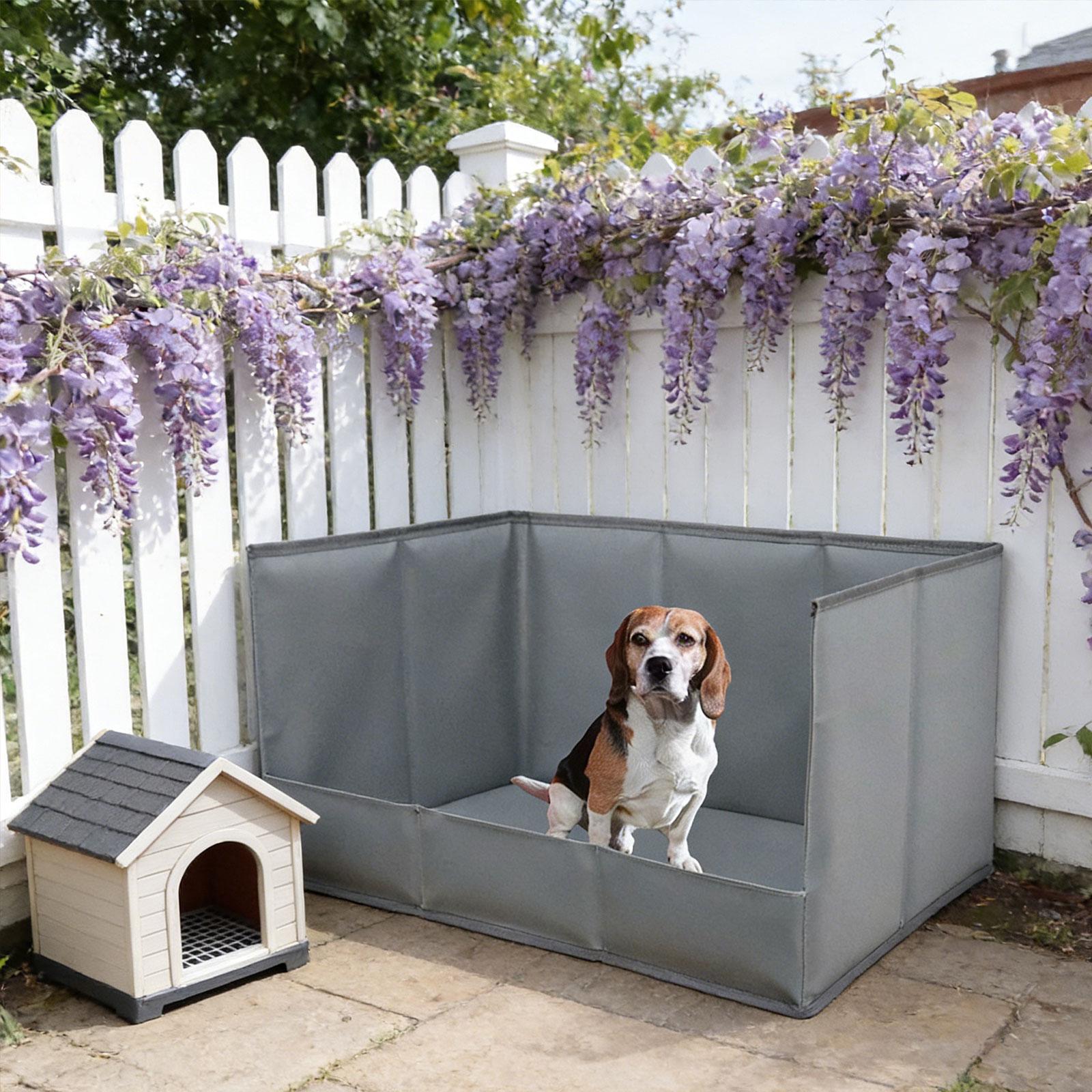 Portable Indoor Dog Potty Tray - огляд і ціна Bench Dog Hole