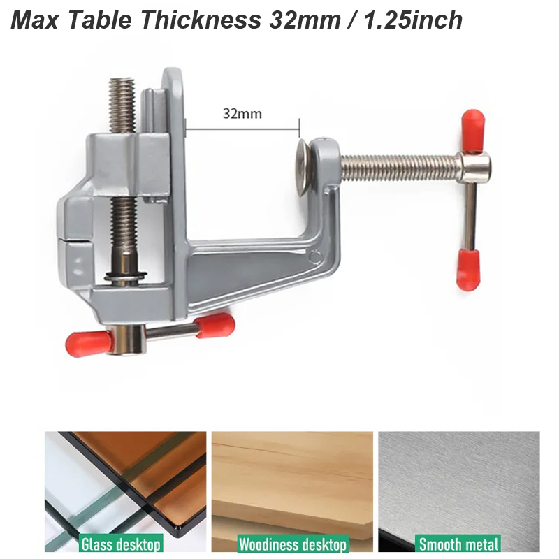 35MM Aluminium Alloy Table Ben - огляд і ціна Workshop Tools Vice