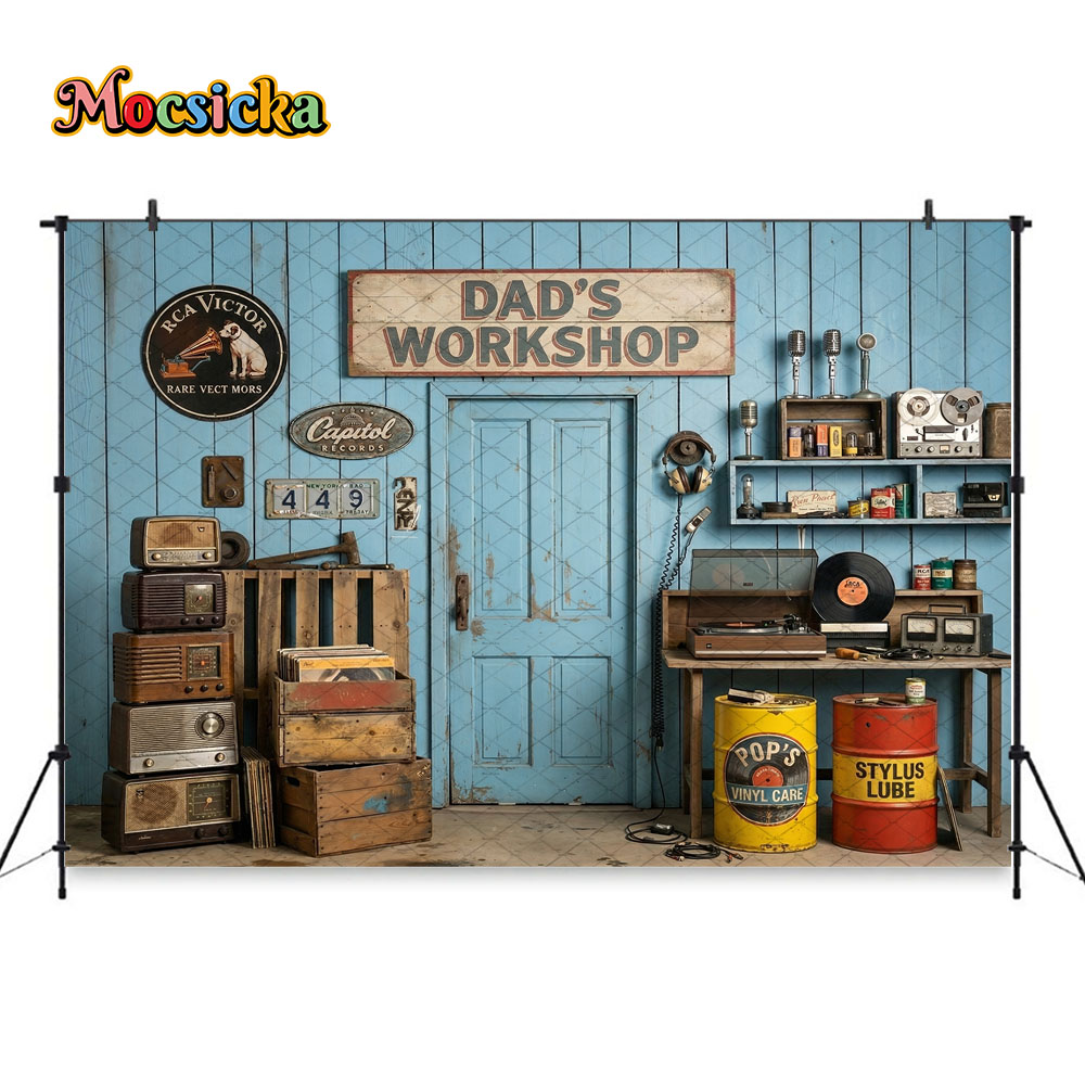 Mocsicka Dad's Workshop Photog - огляд і ціна Workshop Tools Background