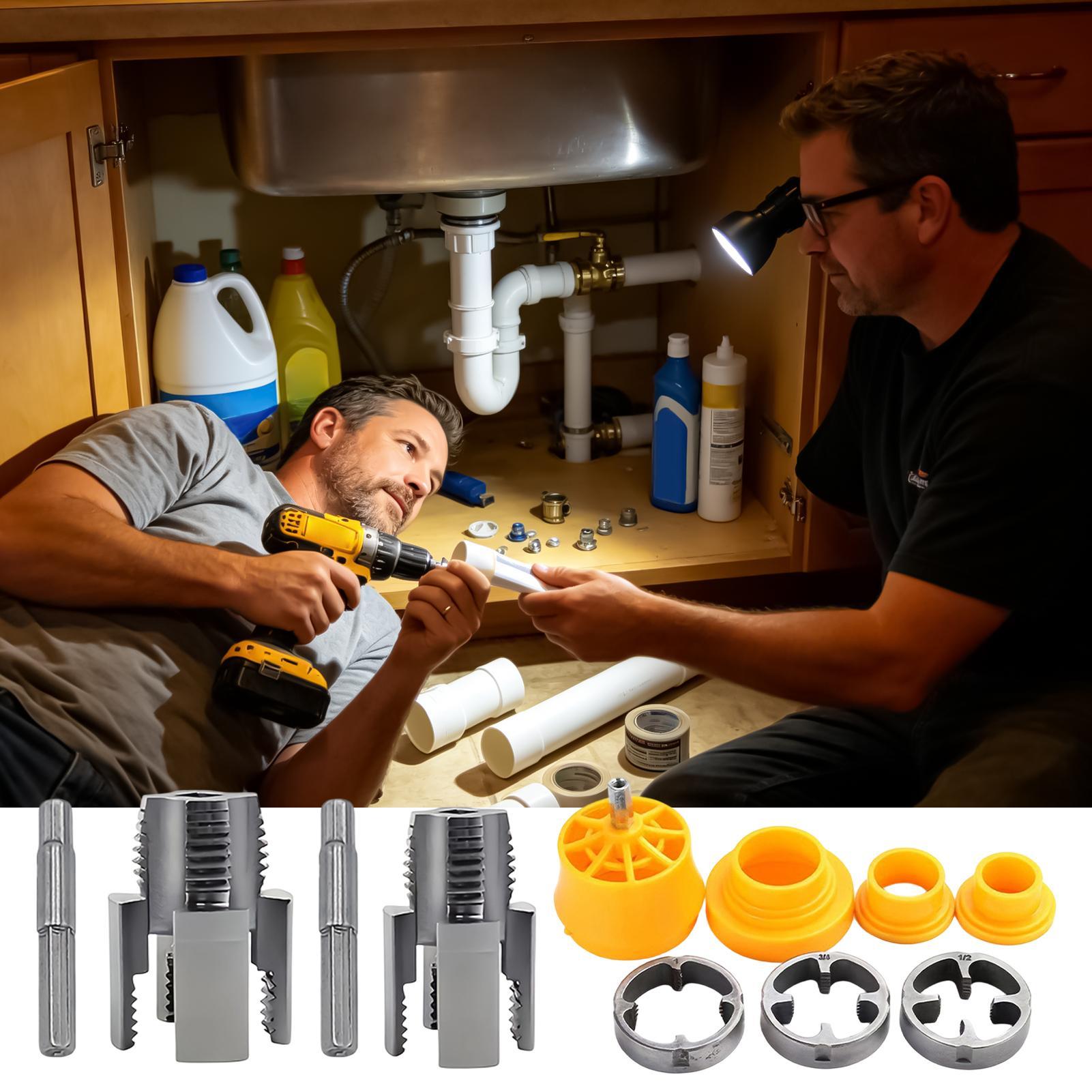 PVC Pipe Threader Kit Metal Mu - огляд і ціна Tools For Garage Workshop