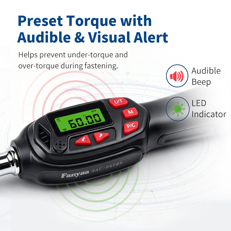 Fanyaa Digital Torque Wrench 3 - огляд і ціна Tools Qa