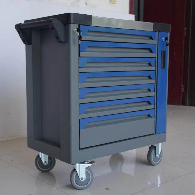 7-Drawer Lockable Rolling Stee - огляд і ціна Tools For Garage Workshop
